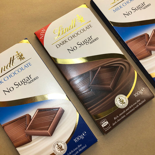 Lindt No Sugar Added Bar
