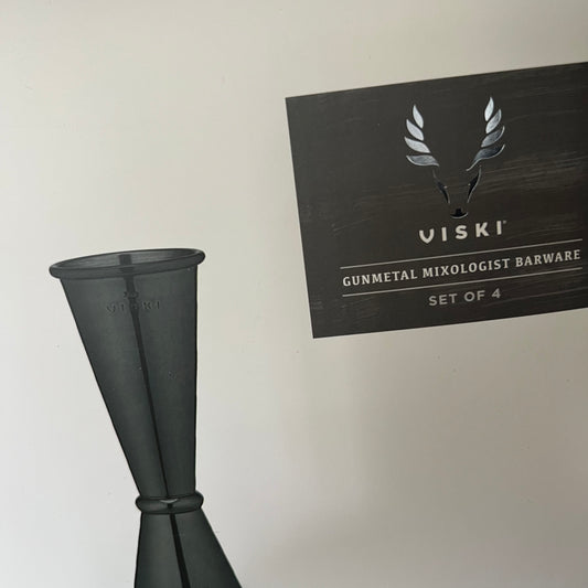 Viski Gunmetal Mixology Barware Set